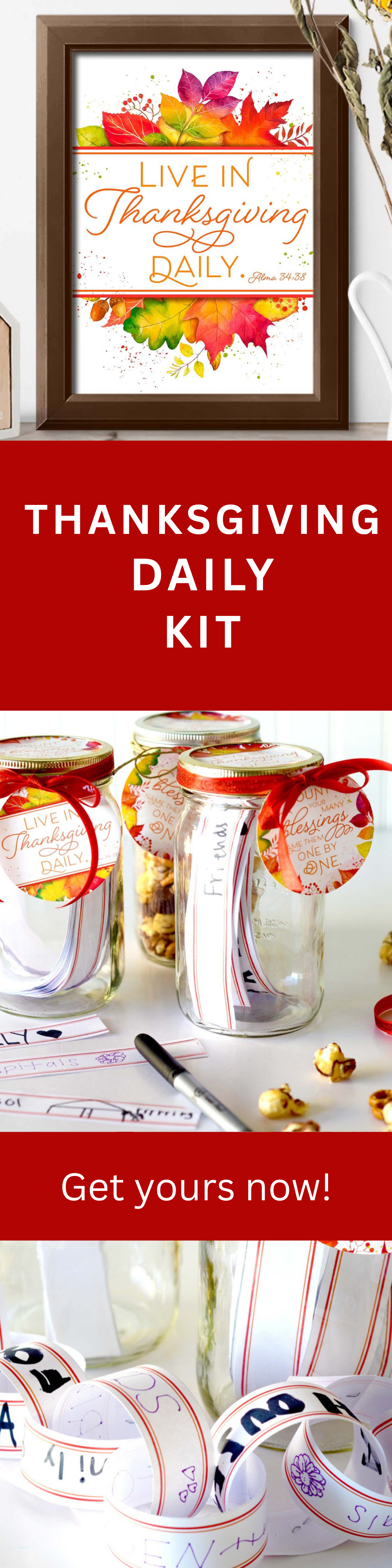 Gratitude Printable – Teach Kids Thankfulness Family Activity Kit