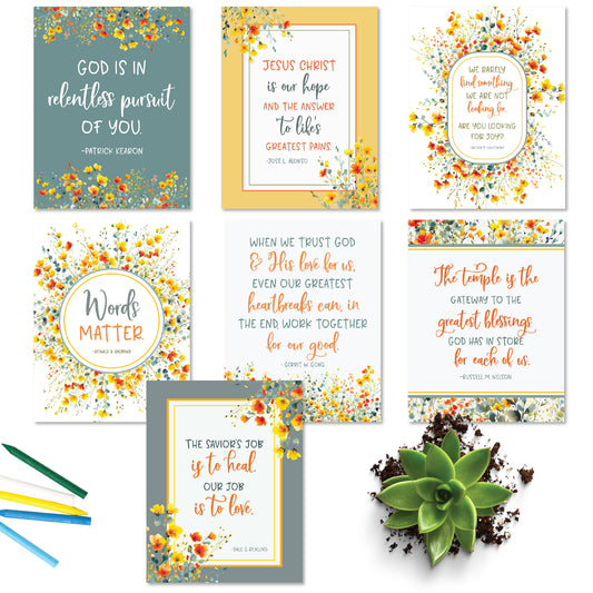 Free General Conference Quote Printables - April 2024 Spring General Conference