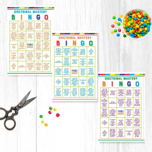 Old Testament Scripture Review Bingo Game Doctrinal Mastery Activity Printable Cards Download Instant Access Seminary Classroom Learning Tool Youth Bible Study Resource Interactive Religious Education Game Multiple Variations Reusable