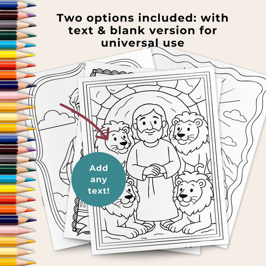 Old Testament Character Coloring Pages | Come Follow Me 2026