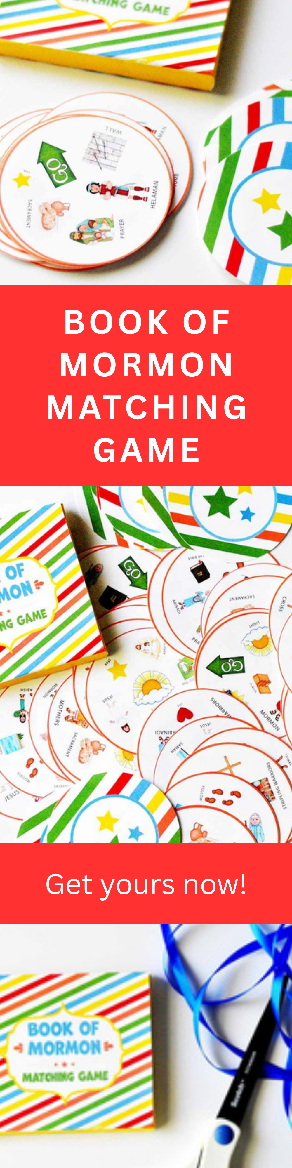 Book of Mormon Game – Spot It Style Matching Activity for Primary Class