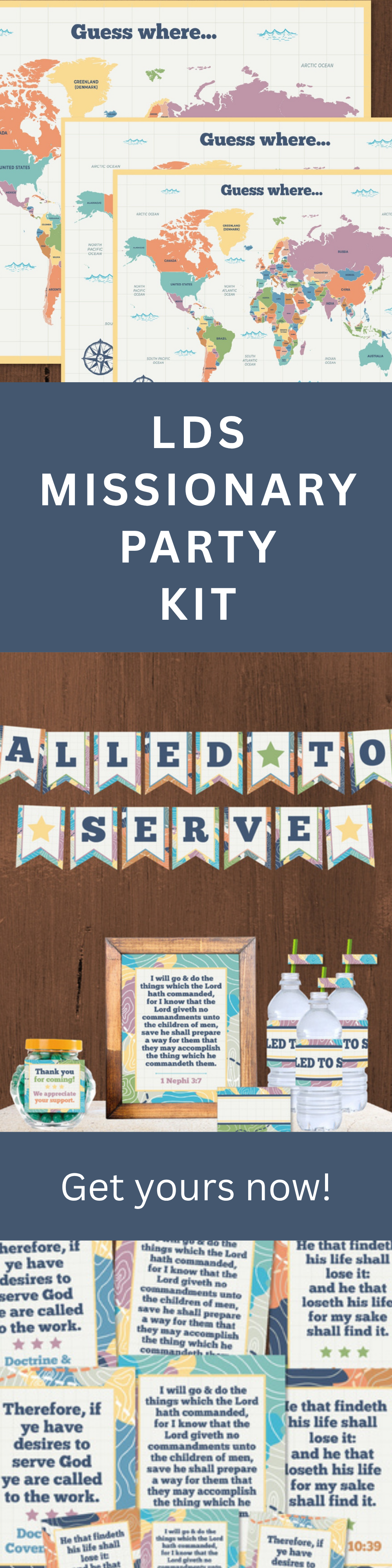 Called to Serve LDS Mission Call Printable Kit