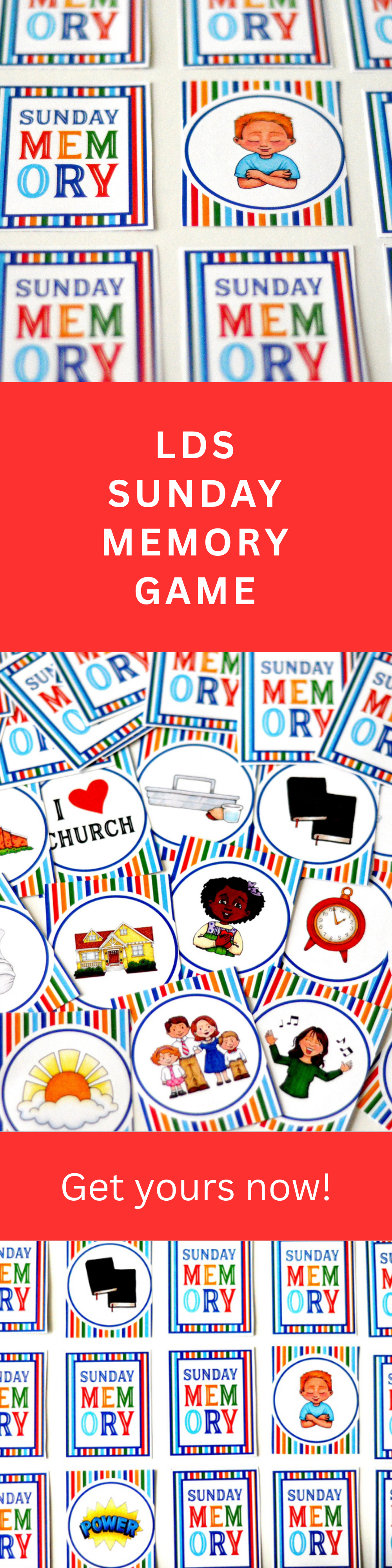 Sunday School Memory Game – Printable LDS Christian Activity for Kids