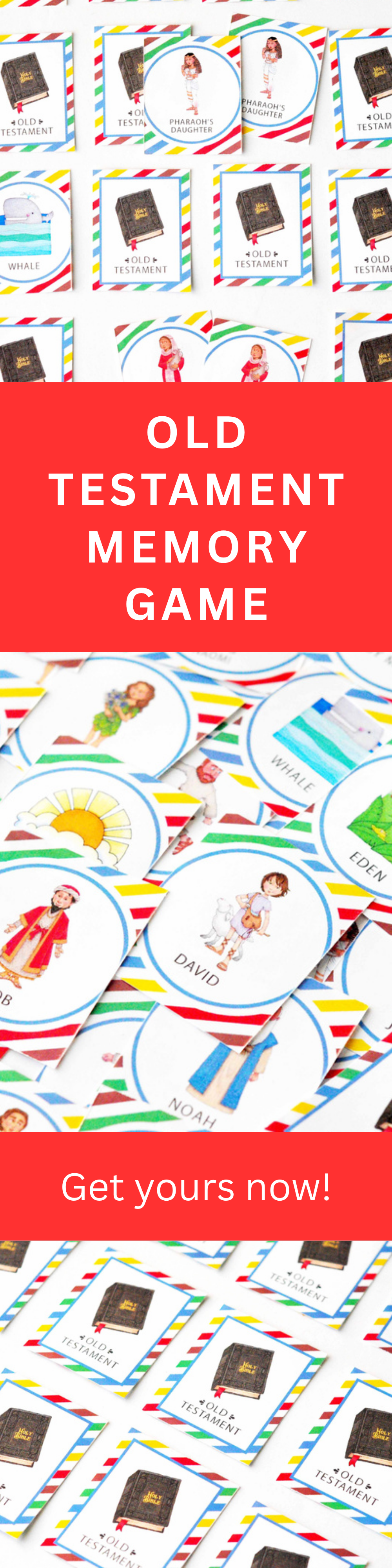 Old Testament Memory Game – Printable Bible Activity for Kids