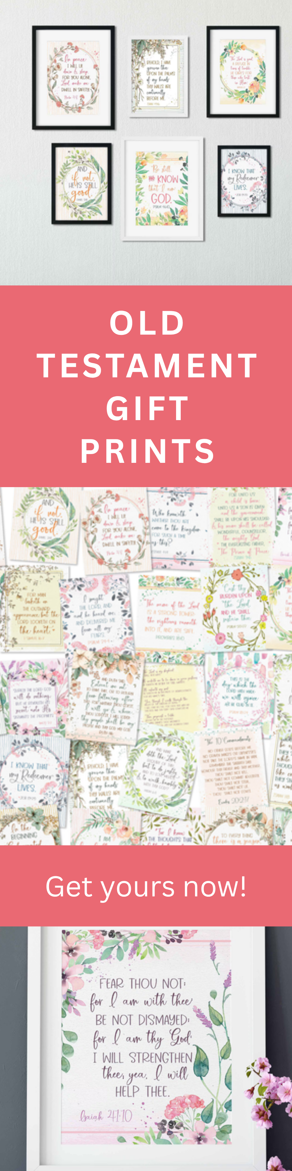 Bible Verse Printables – Old Testament Scripture Bundle for Gifts