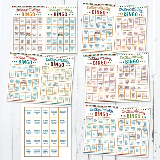 Doctrine and Covenants LDS Seminary Doctrinal Mastery BINGO Game