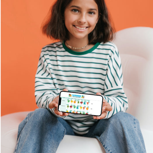 Monster Chore Chart Spreadsheet for Kids