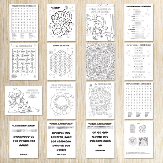 Stripling Warriors Book of Mormon Activity Bundle for kids 8-11 | LDS Come Follow Me 2024 | LDS Sunday School Primary 2024