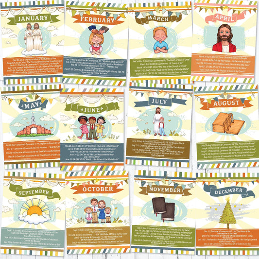 2025 Primary Complete Printable Kit, LDS Primary, Primary Presidency, Primary 2025, Doctrine and Covenants 2025, Primary Come Follow Me 2025