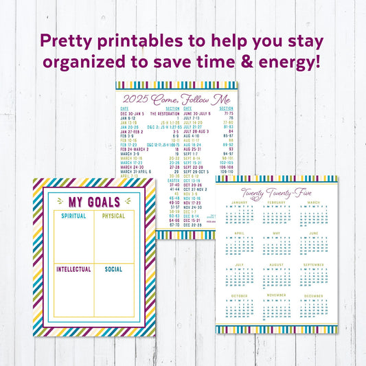 2025 LDS Young Women Presidency Kit | Look Unto Christ | Doctrine and Covenants 6:36 | LDS Youth Theme 2025