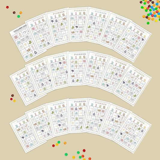 LPrintable Church History Bingo Game LDS Pioneer Activity Digital Download Primary Youth Group Entertainment Come Follow Me Helps Family Home Evening Resource Scripture Study Tool Pioneer Day Celebration Activity Latter-day Saints