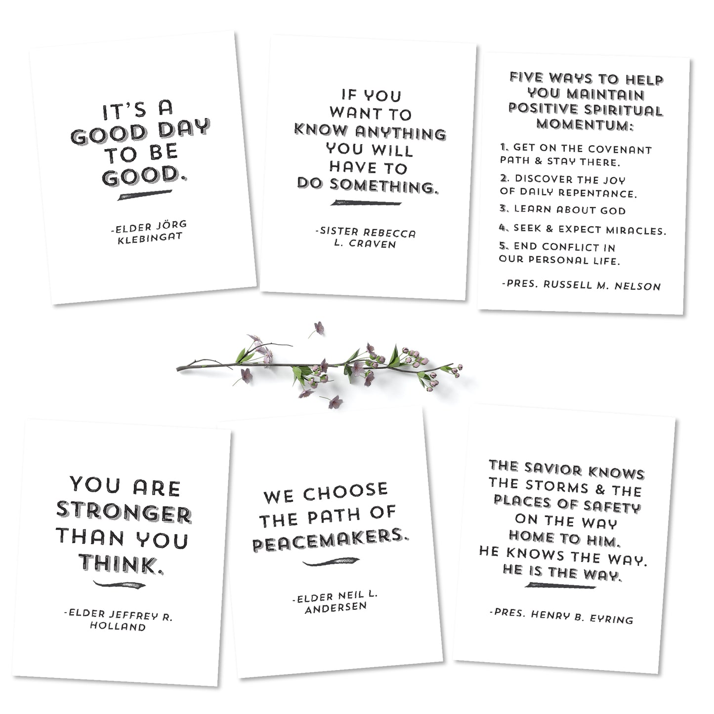 Free General Conference Quote Printables - April 2022
