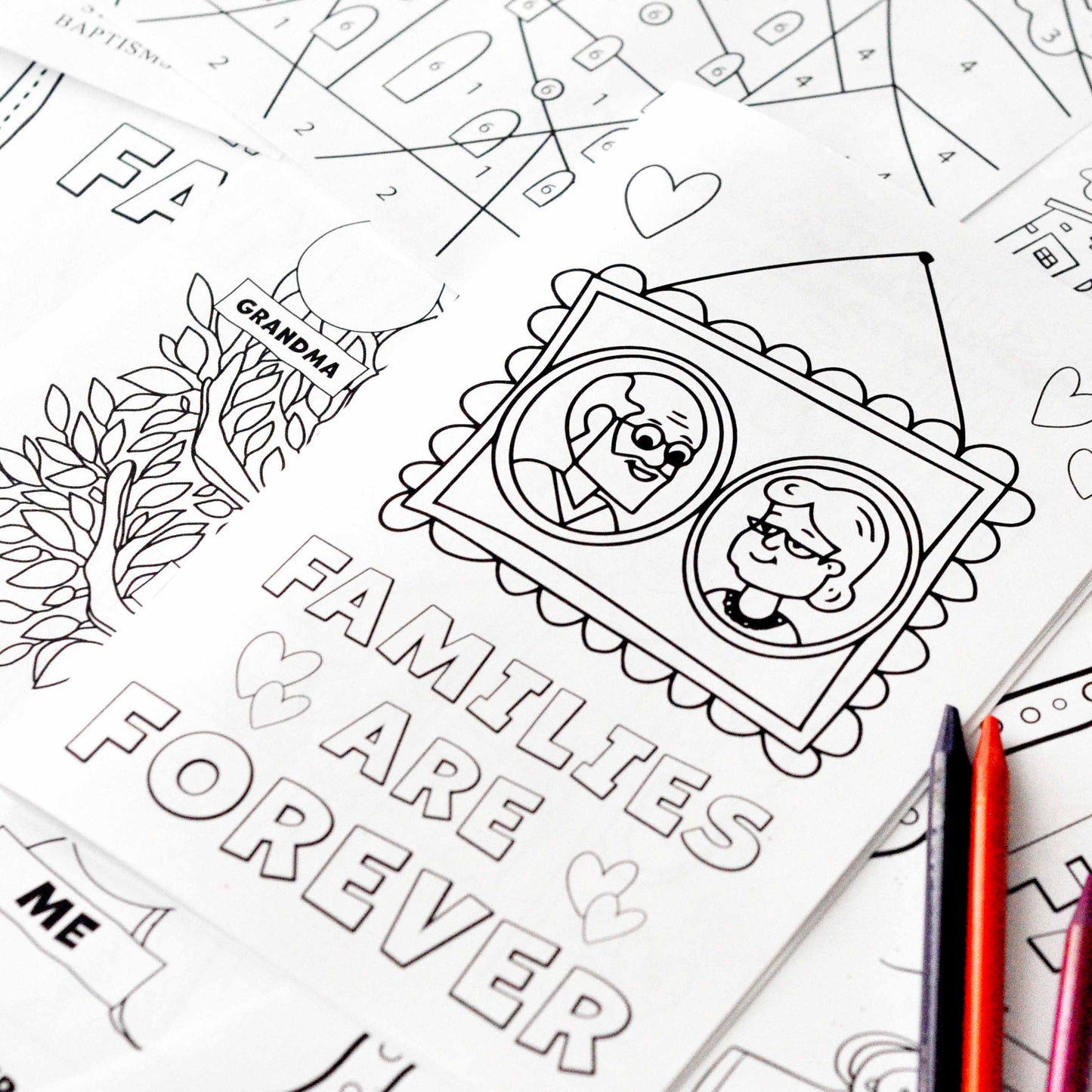 Family History FUN Activity & Coloring Printable Kit for Kids
