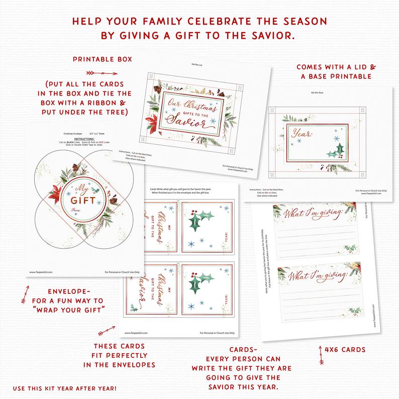 Our Gifts to the Savior Printable Box and Kit – Ministering Printables