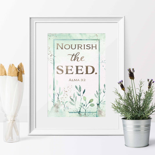 Inspirational Printable Kit Faith Wall Art Collection Digital Download Phone Wallpaper Included Church Lesson Handout Relief Society Young Women Teaching Material Family Home Evening Activity Perfect Testimony Building Gift Spiritual Growth