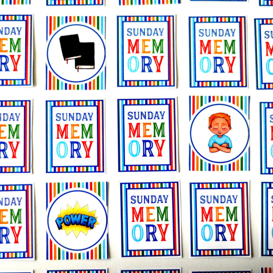 Sunday Memory Printable Game
