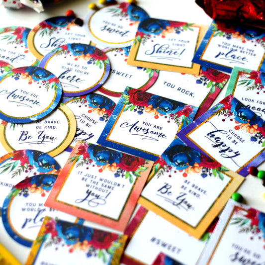 LDS Girls Camp Pillow Treat Tags | Young Women Tuck In Treats | YW Treat Tags