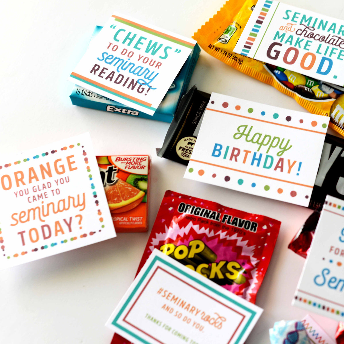 Doctrine &amp; Covenants LDS Seminary Candy Tags – Ministering Printables