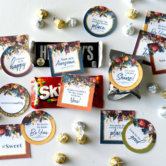 Young Women Treat Toppers | LDS Girls Camp Pillow Treat Tags | Young Women Tuck In Treats | LDS YW Treat Tags