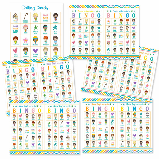 New Testament BINGO Printable Game | Bible Game for Kids