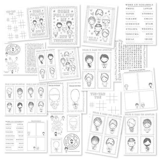 New Testament Coloring & Activity Kit for Kids