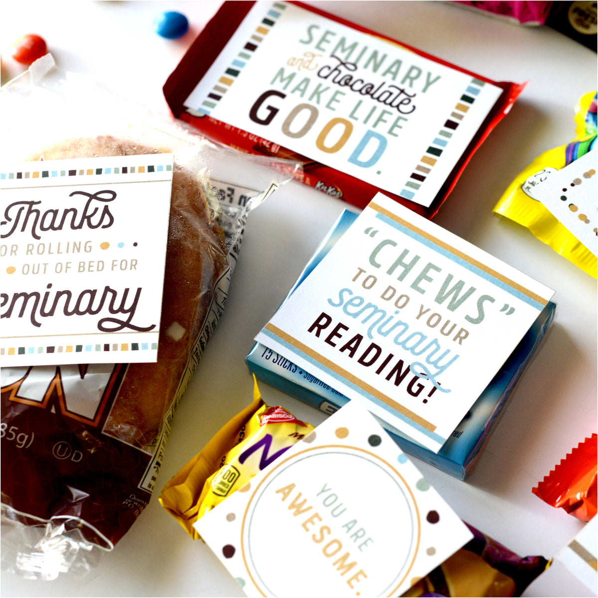 New Testament Seminary Treat Toppers | LDS Seminary Candy Tags ...