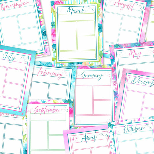 Editable Newsletters for Primary, Relief Society, & Young Women | Blank Newsletters | Editable