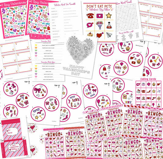The Ultimate Valentine's Day Games & Activities Printable Kit