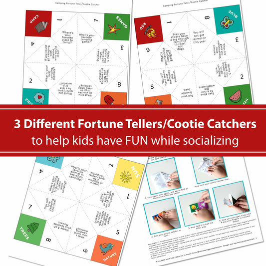 Camping Cootie Catchers/Fortune Tellers