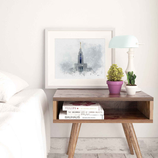 5 Latter-day Saint (LDS) Temples Watercolor Fine Art Printable Kit