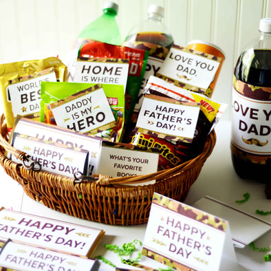 The Cool Camouflage Father's Day Printable Kit for Dads