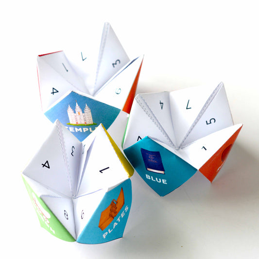 Doctrine And Covenants Cootie Catchers/Fortune Tellers | LDS Cootie Catchers Primary Activities Games
