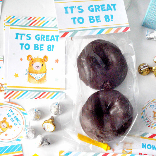 It's Great To Be 8 LDS Baptism Kit | LDS Baptism Celebration Kit | Baptism Preview Kit | LDS Baptism Bears Kit