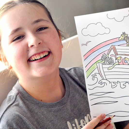 Old Testament Coloring & Activity Kit for Kids