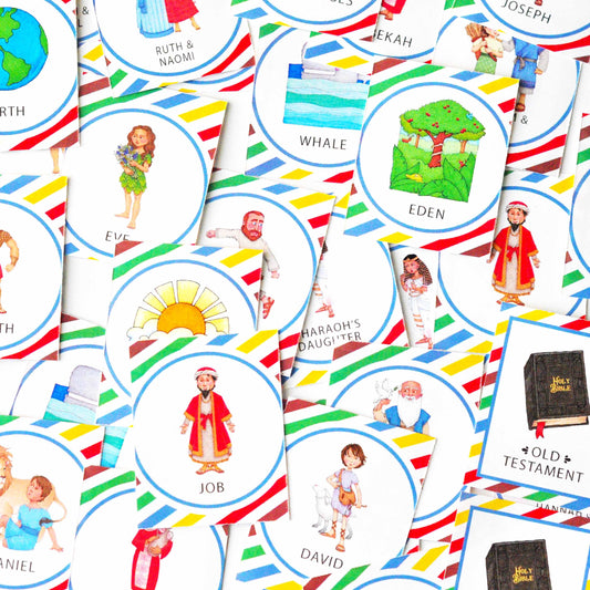 Old Testament Memory Printable Game | LDS Primary Games Helps for Kids