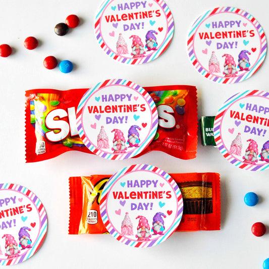 The Darling Gnomes Valentine's Treat Kit | Valentine's Day Treat & Candy Bar Wrappers