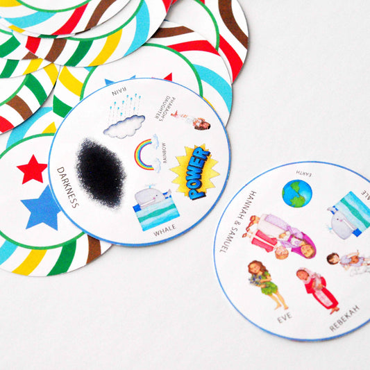Old Testament Matching Game {Spot It Style} | Bible Games Activities