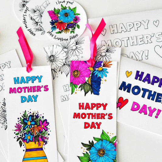 Mother's Day Coloring Kit | Mother's Day Kid Craft | Mother's Day Gift Set