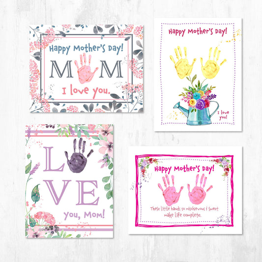 Mother's Day Handprint Printable Gift Collection | Mother's Day Handprint Craft for Kids