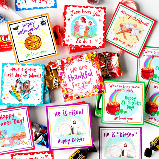 The Handy Holiday Gift Tag Printable Kit | LDS Gift Tags for Every Holiday | Treat Tags for Primary & Young Women