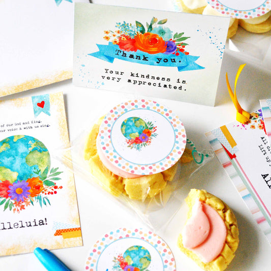 5-Minute Ministering Kit Set 4 | LDS Ministering Helps | LDS Hymn Ministering Quotes