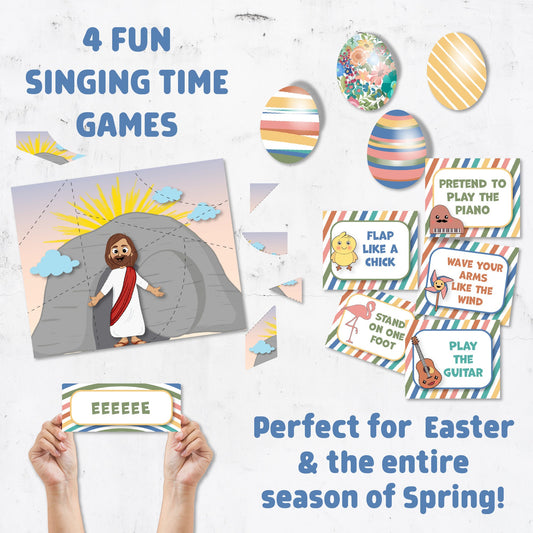 Spring LDS Singing Time Fun Kit | April LDS Singing Time Helper Kit