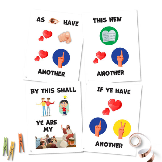 Love One Another | Singing Time Flipchart for Primary Come, Follow Me