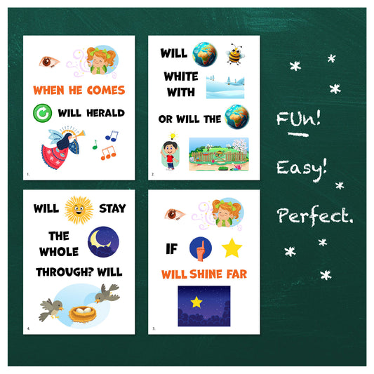 When He Comes Again | Singing Time Flipchart for LDS Primary Come, Follow Me