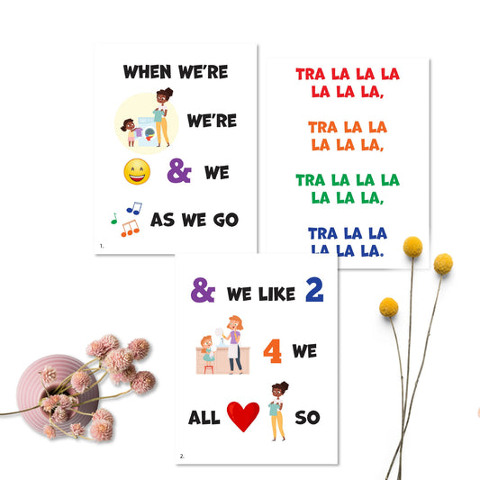 When We're Helping | Singing Time Flipchart for LDS Primary Come, Follow Me