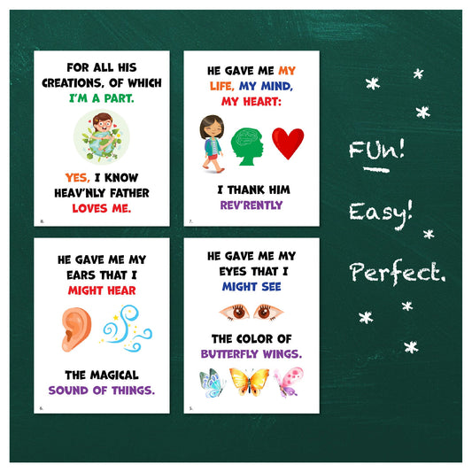 My Heavenly Father Loves Me | Singing Time Flipchart for LDS Primary Come, Follow Me