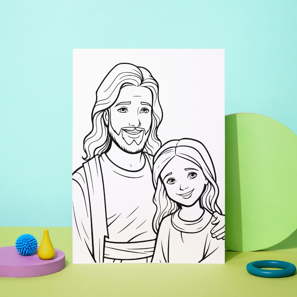 Jesus Coloring Pages for kids 3-11 – Ministering Printables