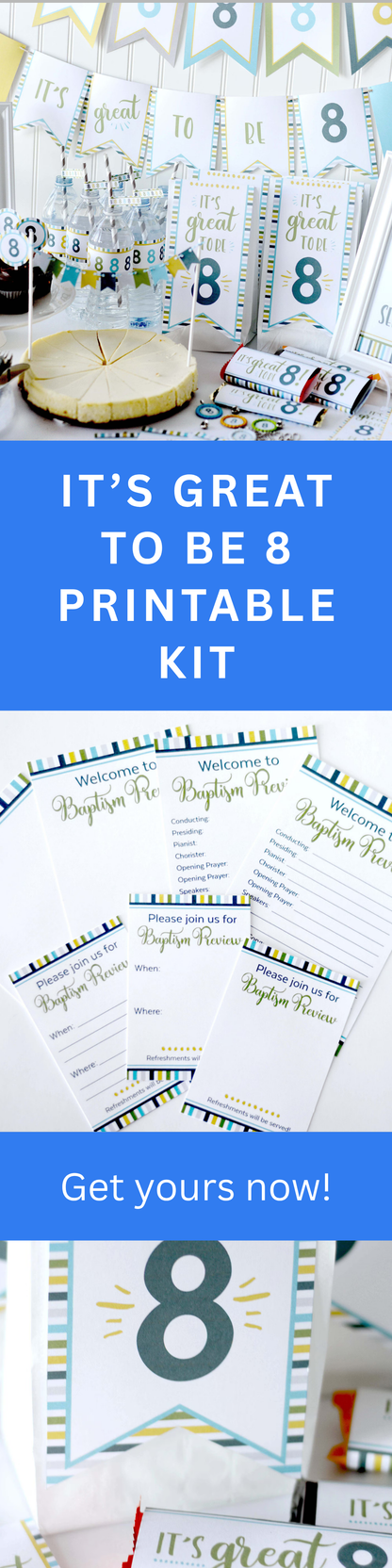 Baptism Preview Kit – Complete Printable Package for LDS 8 Year Old