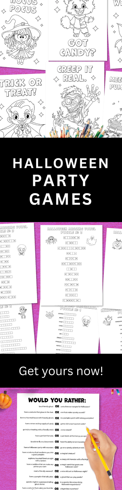 Halloween Games Activities For Kids Classrooms Church