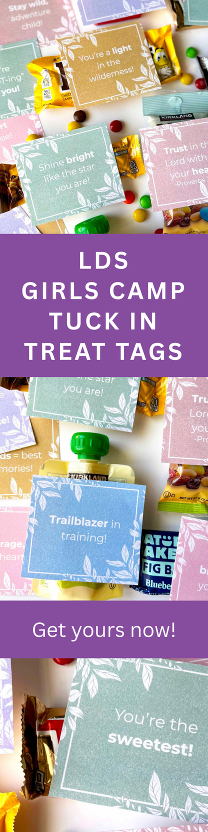 Girls Camp Treat Tag – Printable Gift Tag for LDS Young Women